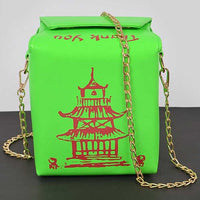 Chinese Take Out Box Fashion Clutch