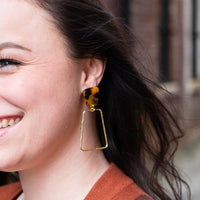 Ariana Earrings - Tortoise