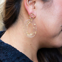 Sloan Earrings - Gold Foil