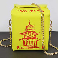 Chinese Take Out Box Fashion Clutch