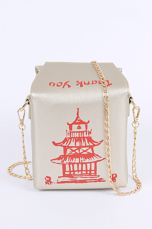 Chinese Take Out Box Fashion Clutch