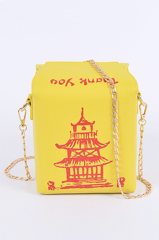 Chinese Take Out Box Fashion Clutch