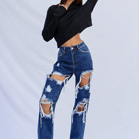 HIGH WAISTED BAGGY JEANS