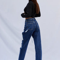 HIGH WAISTED BAGGY JEANS