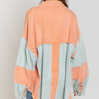 Colorblock Oversized Jacket