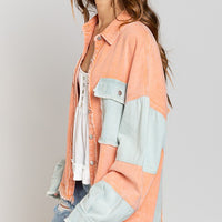 Colorblock Oversized Jacket