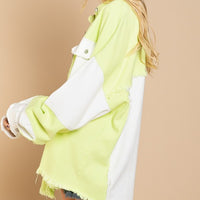 Colorblock Oversized Jacket