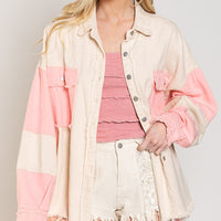 Colorblock Oversized Jacket