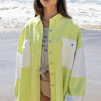 Colorblock Oversized Jacket