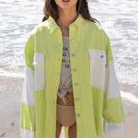 Colorblock Oversized Jacket