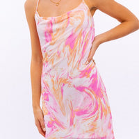 Cowl Neck Cami Mini Dress