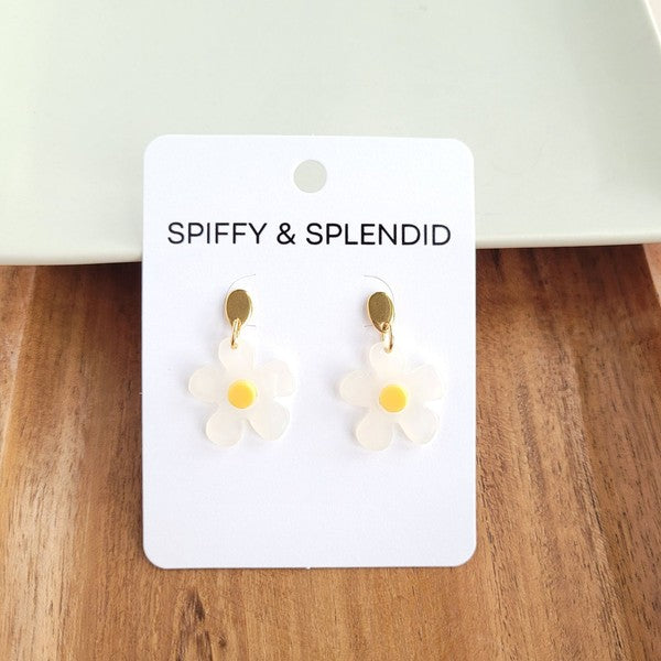 Dainty Daisy Earrings