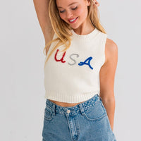 USA Knit Tank Top