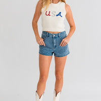 USA Knit Tank Top