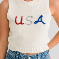 USA Knit Tank Top