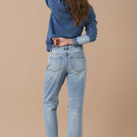 ROLLED UP BOYFRIEND JEANS