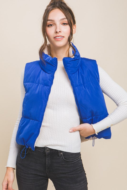 Woven Solid Reversible Vest