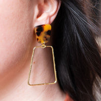 Ariana Earrings - Tortoise