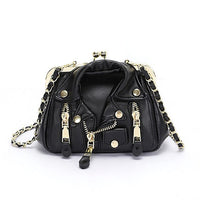 Iconic Leather Jacket Swing Bag