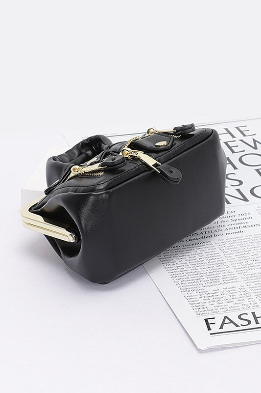 Iconic Leather Jacket Swing Bag