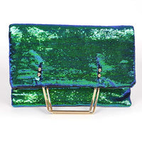 Convertible Sequins Folding Clutch