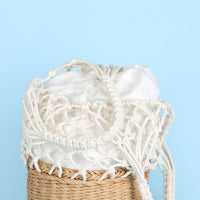 KNITTED BASKET BAG