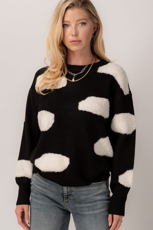 Fuzzy Cloud Sweater