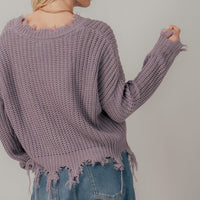 Lilac Knit Sweater