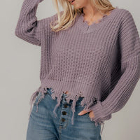 Lilac Knit Sweater