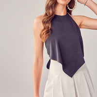 OPEN BACK TIE BOW TOP