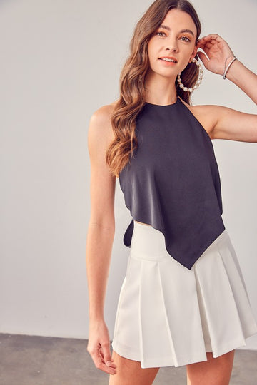 OPEN BACK TIE BOW TOP