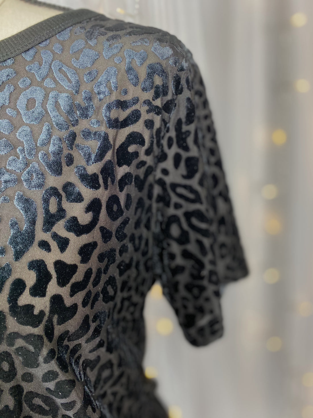 Velvet Leopard Top