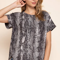 Snake Print Top