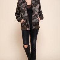 Camo Bomber Jacket