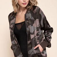 Camo Bomber Jacket